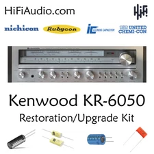 Kenwood KR-6050 rebuild restoration recap upgrade kit repair filter capacitor