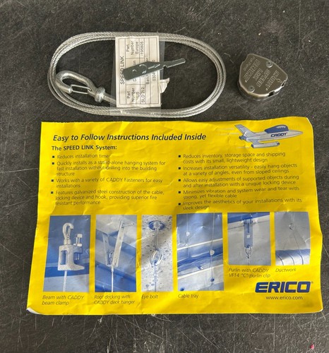 Erico Caddy Speed Link LD Universal Support System w/ Hook SLD3L5BP (6A4) - Afbeelding 2 van 2