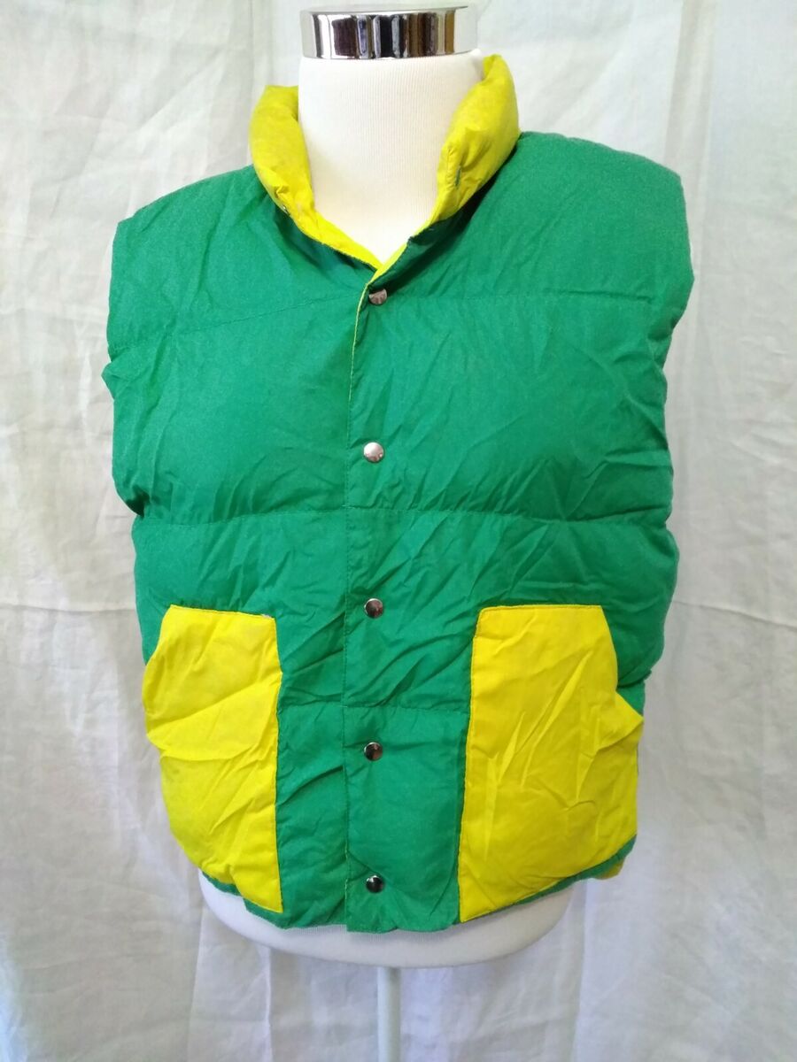 ゆず餅 pioneer sportswear down vest 60s Pioneer Sportswear Down 1970's Vest Men's Medium Green