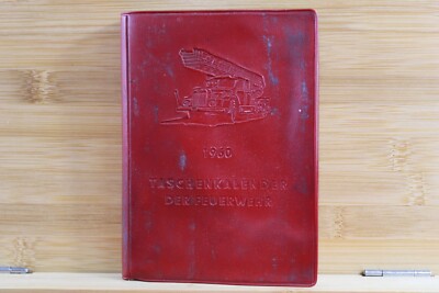 1960 DDR East German Pocket Calender of the Fire Service Feuerwehr