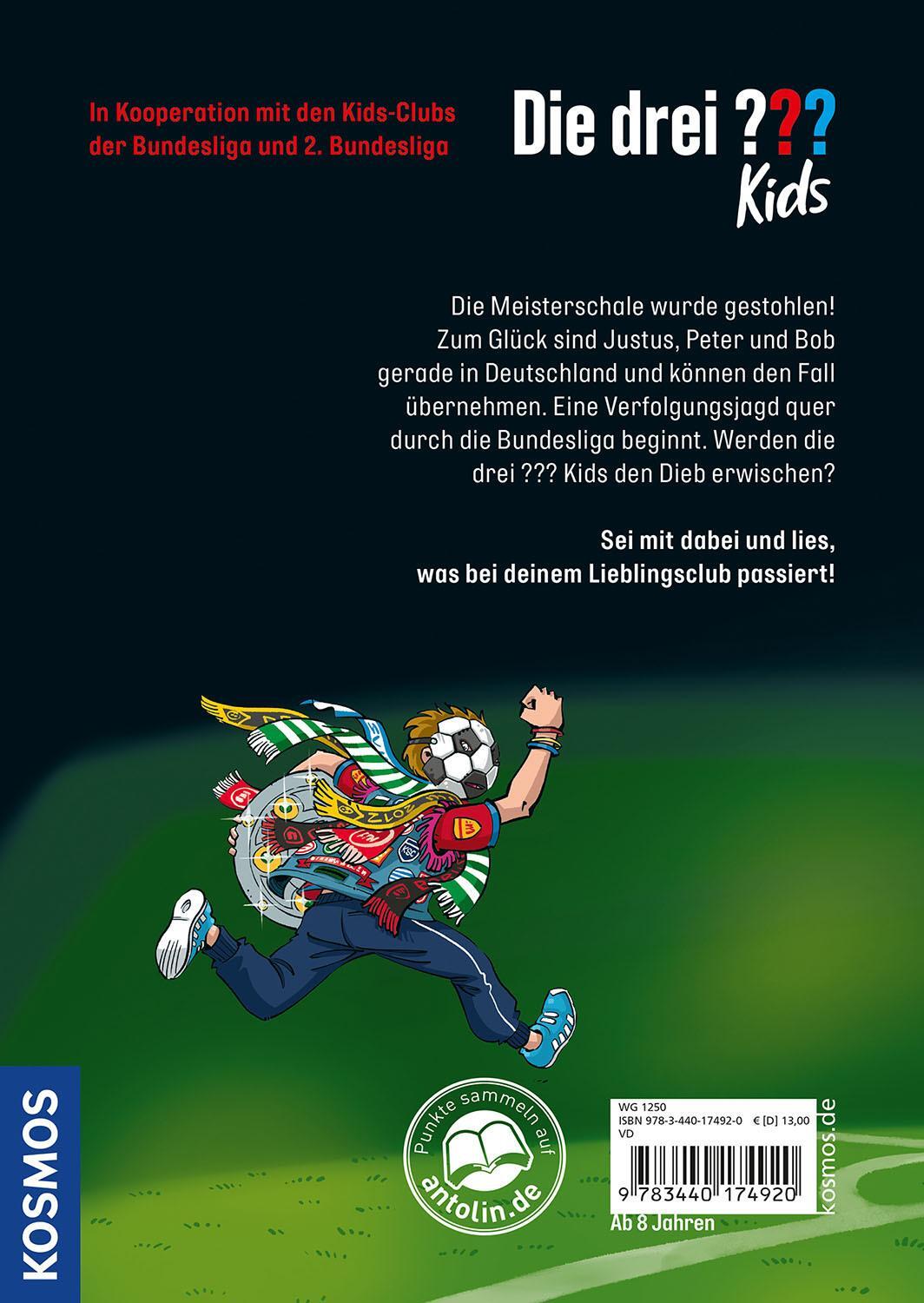 Thumbnail - Boris Pfeiffer Die Drei ??? Kids, Bundesliga-alarm