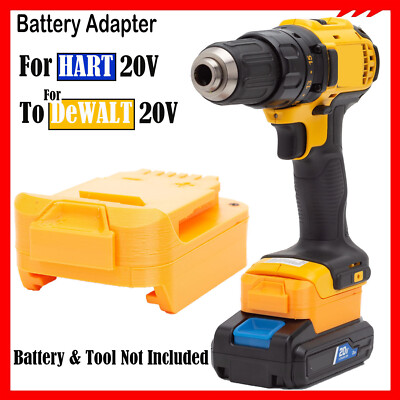 DEMKMILRI Battery Adapter – Use HART 20V Lithium Batteries In DEWALT 20V Cordless Tools