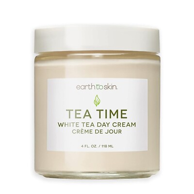 Earth To Skin Tea Time White Tea Day Cream 4 oz