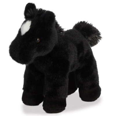 Aurora Flopsies Pferd Beau Black 13297 - Aurora Kuscheltier Pferd 20cm