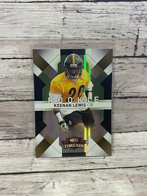 2009 Donruss Threads Gold Holofoil #159 Keenan Lewis  (#'d/50)