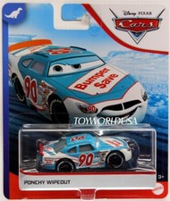 2019 Disney Pixar Cars DINOCO 400 Ponchy Wipeout Bumper ave 90 GKB38