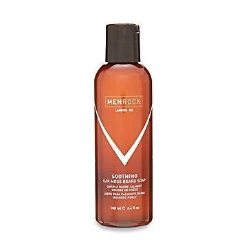 Men Rock Soothing Oak Moss Beard Liquid Soap Suits Normal Skin For Men 100 ml