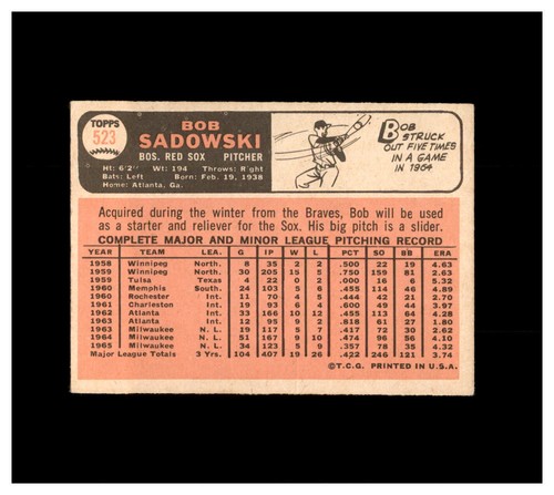 1966 Topps Baseball: "Off Grade" Choose Your Card (#1 to #523) FREE SHIPPING! - Picture 157 of 157