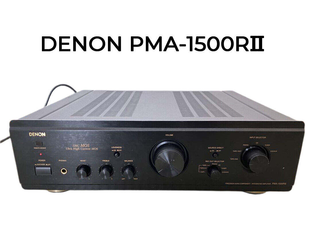DENON PMA-1500RII Adopts Large Current Type Amplification DENON PMA-1500RII Adopts Large Current Type Amplification