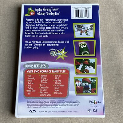 VeggieTales: The Toy That Saved Christmas (DVD 1996) Oh Santa