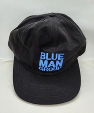 Vintage Blue Man Group Embroidered Hat/Cap Snapback Unite made in USA