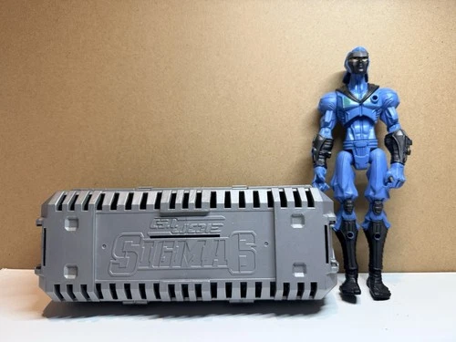 2007 Hasbro G.I. JOE Sigma 6 Cobra Ninja Flames Kamakura Figure With Case Box