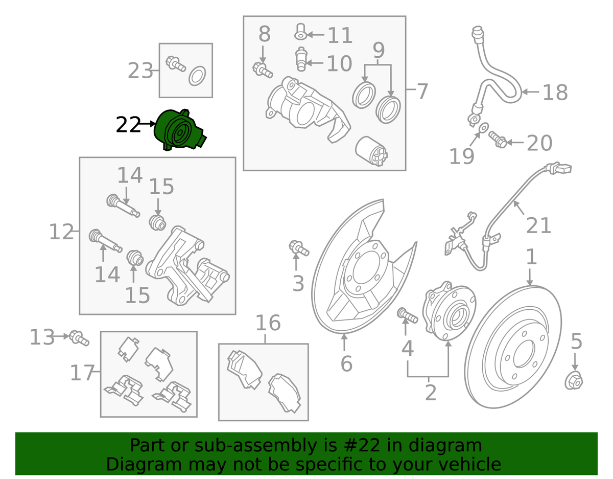 Genuine Mazda Prk Brake Actuator KA0G-26-8EXA | eBay