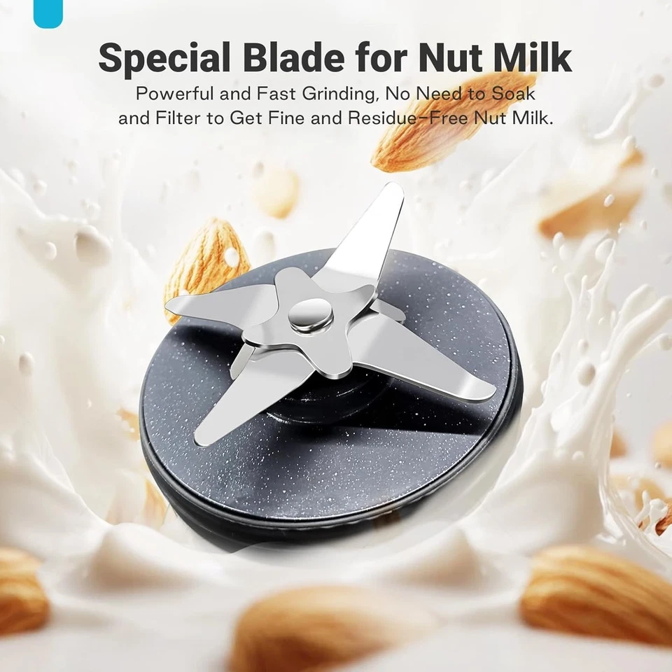 50 oz 12-in-1 Nut Milk Maker Machine Detachable Design, Auto-Clean, Delay Start - Image 3 of 4