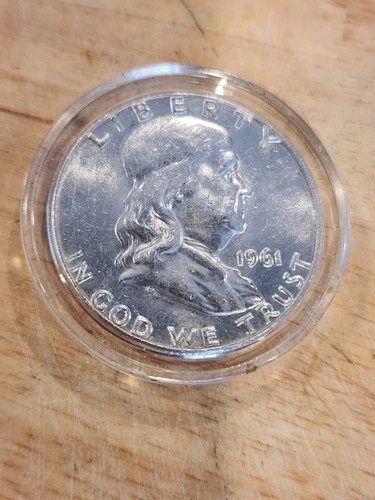 1961 Silver Benjamin Franklin uncirculated Half Dollar Proof coin