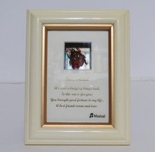Ladybug Curio Musical Best Friend Music Box Easel Back Frame You`ve Got a Friend
