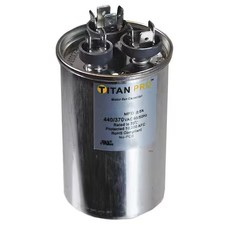 Titan Pro Trcfd255 Motor Dual Run Cap, 25/5 Mfd, 370-440V