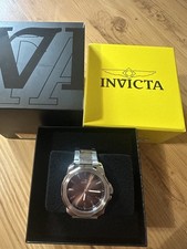 New Stainless Steel Invicta 50986 W/bronze Looking Dial And Unique Bezel