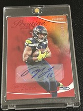 2023 Panini Prestige - Tyler Lockett #271 Xtra Points Prem Red Signatures /199