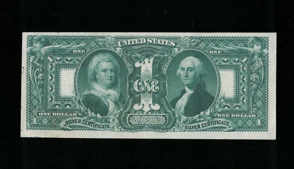 SC 1896 $1 Fr.224 “Educational” Silver Certificate (831) - Image 3 of 4