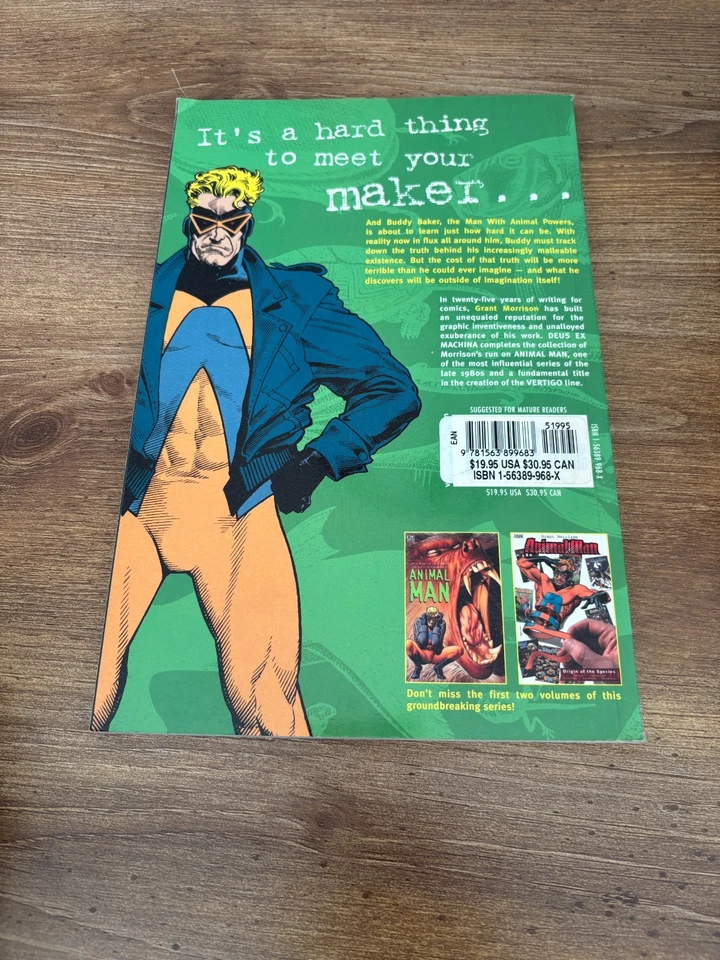 Deus Ex Machina Animal Man DC Vertigo Comic Book TPB Graphic Novel 11 J376 - Image 2 of 2