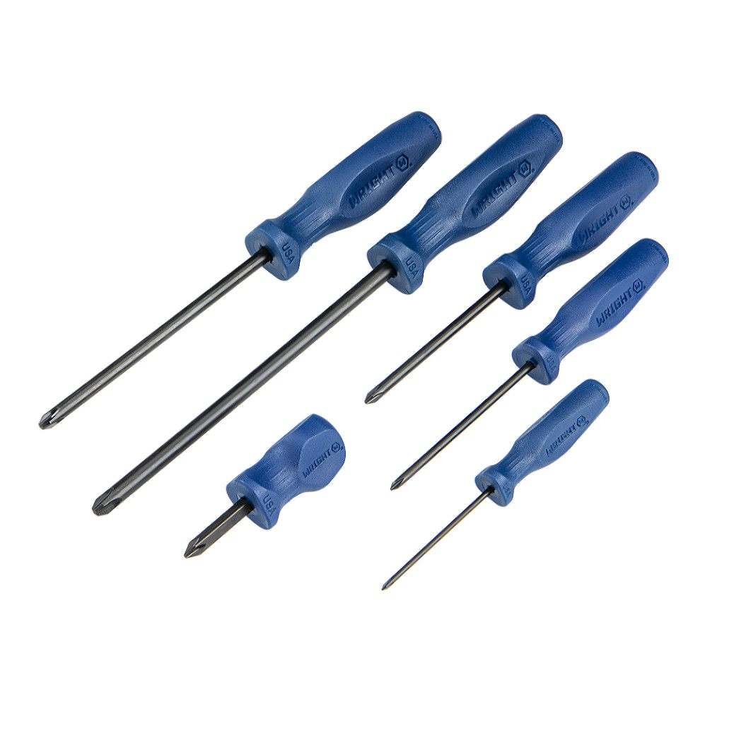 Wright Tool 9462 6 Piece Screwdriver Set