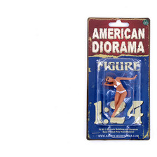 June White BIKINI GIRL AMERICAN DIORAMA 1:24 SCALE FEMALE GIRL 2.25" Figure