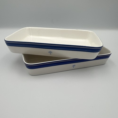Vintage Givenchy Singapore Airlines In-flight Business Class Plate Dish Set of 2