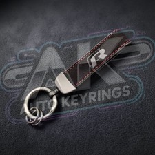 GENUINE SUEDE NEW STYLE KEYRING KEYCHAIN R STYLE LUXURY PREMUIM UK KEYTAG