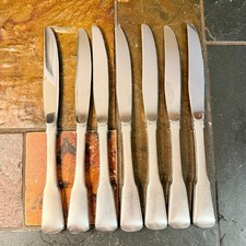 Lot of 7 Dinner Knives Hollow Oneida AMERICAN...