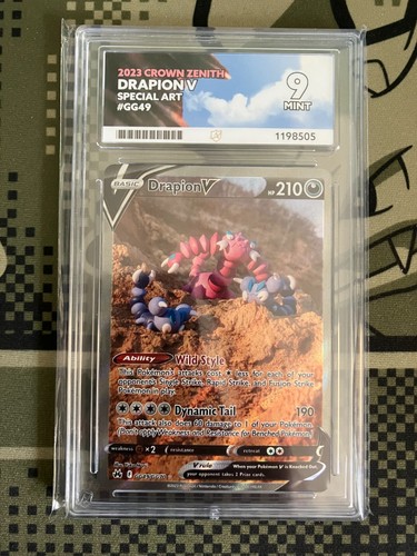Drapion V graded ACE 9 for sale on eBay