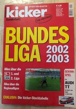 kicker Sonderheft Bundesliga 2002/03 – Top-Zustand + Super-Stecktabelle