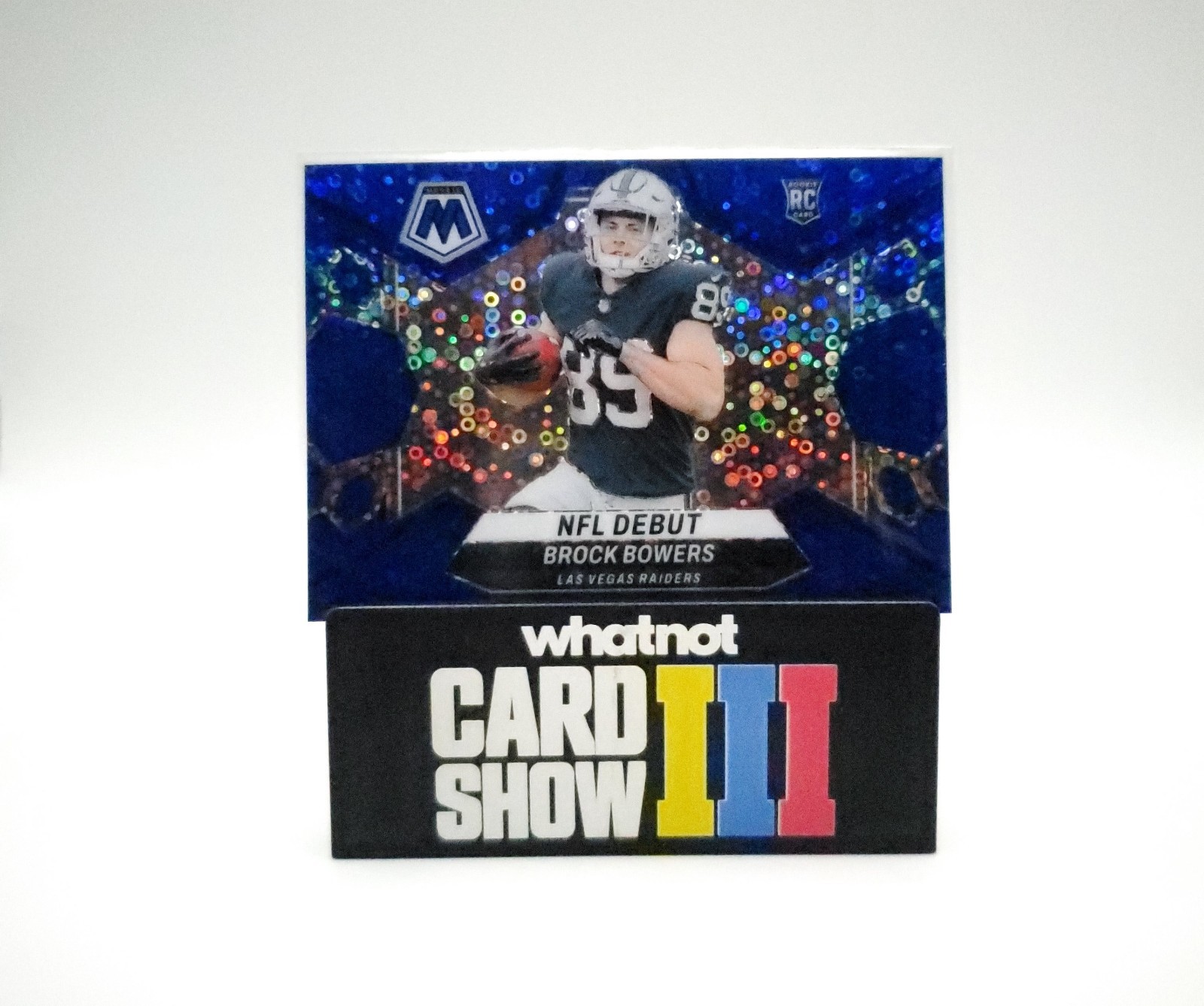 Brock Bowers NFL Debut No Huddle /75 Rookie #286 - 2024 Panini Mosaic Football