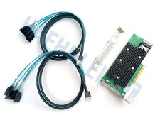 Broadcom LSI 9400-8i SATA SAS Host Bus Adapter HBA 12G P24 IT-Mode 2 cables