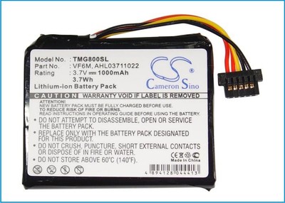 Hochwertige Akkuzelle passend CE RoHS TomTom G0 825 0 1000 mAh Li-Ion