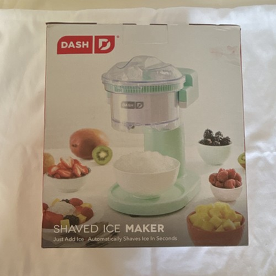 #ad Dash Shaved Ice Maker DSIM100GBAQ02 Household Use Ice Machine $39.97