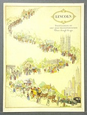 1926 - 1927 Lincoln Travelogue of Art & Transportation Deluxe Sales Catalog