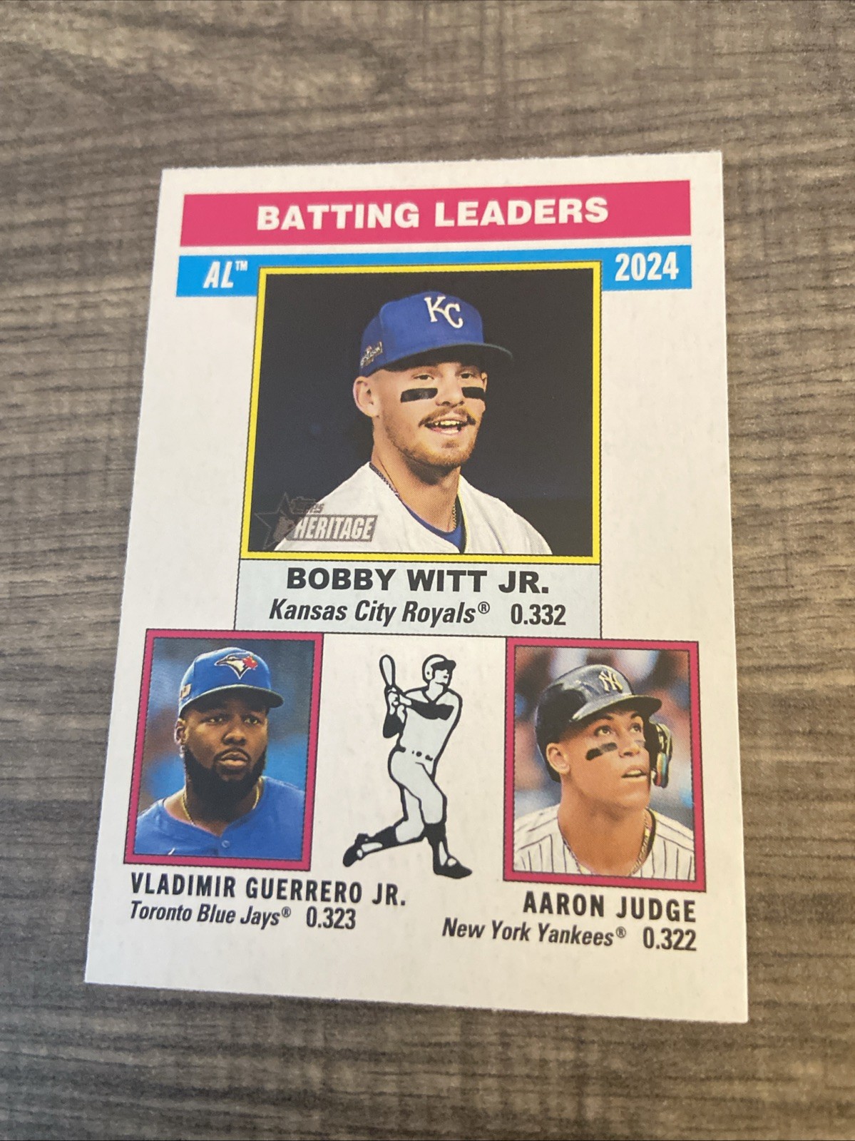 2025 Topps Heritage - League Leaders Aaron Judge, Vladimir Guerrero Jr.,...