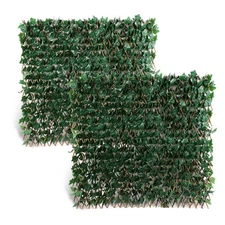 Expandable Privacy Fence Greenery Screen for Balcony Patio Decks Outdoor, Dec...