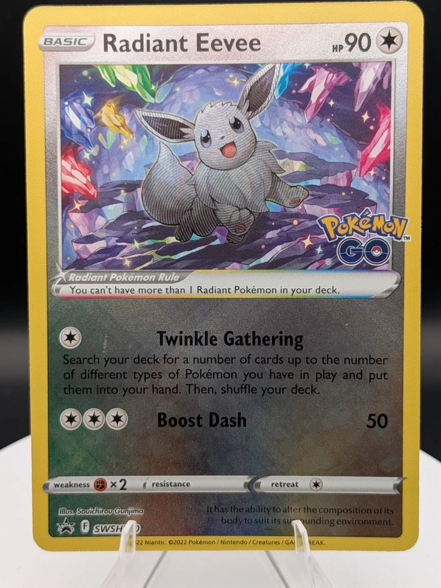Radiant Eevee Pokémon TCG Cards for sale | eBay