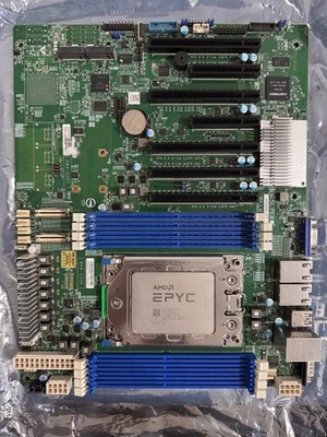 EPYC 7H12 + H12SSL-NT + SP3 Cooler - 7 of 8 RAM Channels Working, Sold As-Is