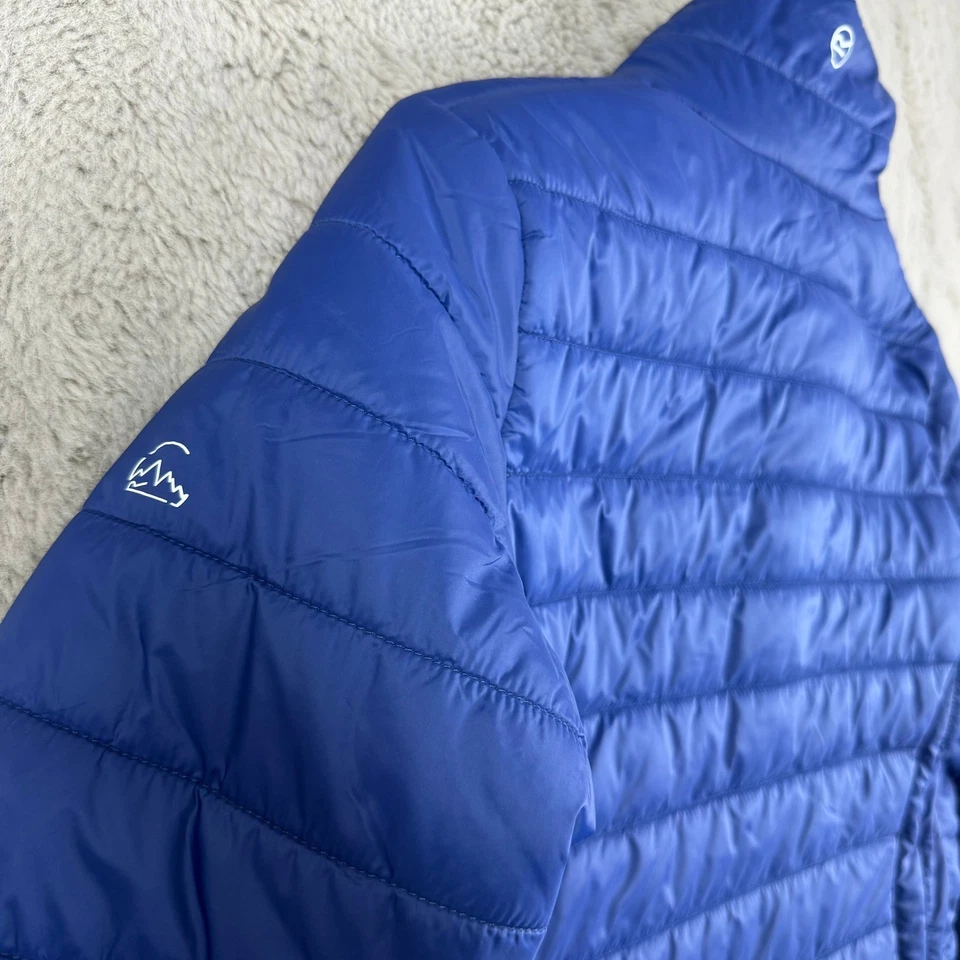 Chaqueta acolchada ligera Regatta Puffer abrigo cremallera completa azul M Foto 4 de 4