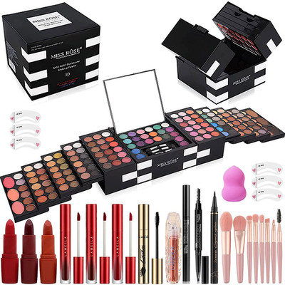 MISS ROSE M 148 Colors Makeup Pallet,Professional Makeup Kit for Women Full Kit,