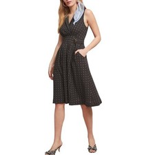 Anthropologie Elm Collared Dress Grey Size 4