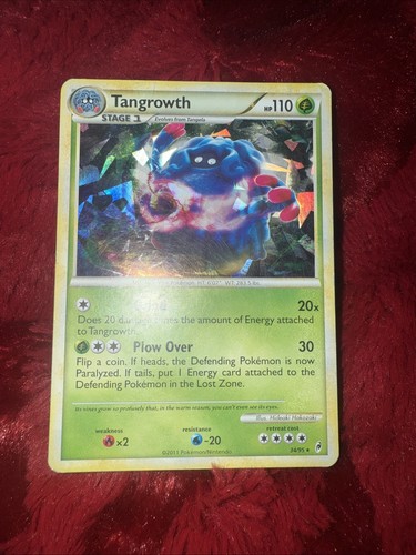 Pokemon Tangrowth Cracked Ice Call of Legends Holo Card 34/95 Rare