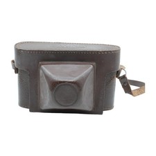 Brown Camera Bag Paxina Genuine Leather Case
