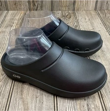 Oofos OOcloog Womens Slip On Shoes Clogs Black Comfort  Size 7 US - 38 EU