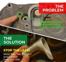 BMW 645Ci & 650i, E63, E64 V-8 (2003-2010) Coolant Transfer Pipe Repair Kit