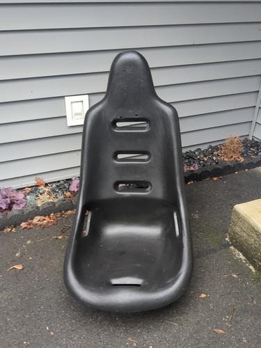Jegs Black JAZ 400 RACE SEAT ADJUSTABLE Highback Bucket Polyethylene 100-100-01