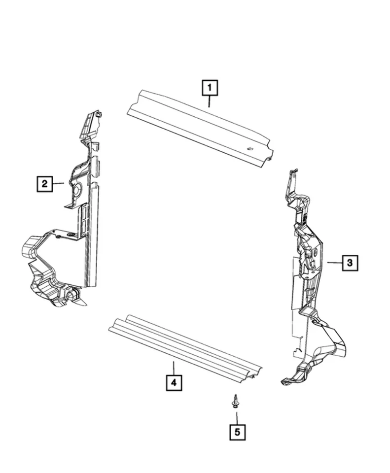 Новый подлинный Mopar Push Pin 2001-2024 OE 06502871 - Изображение 4 из 4